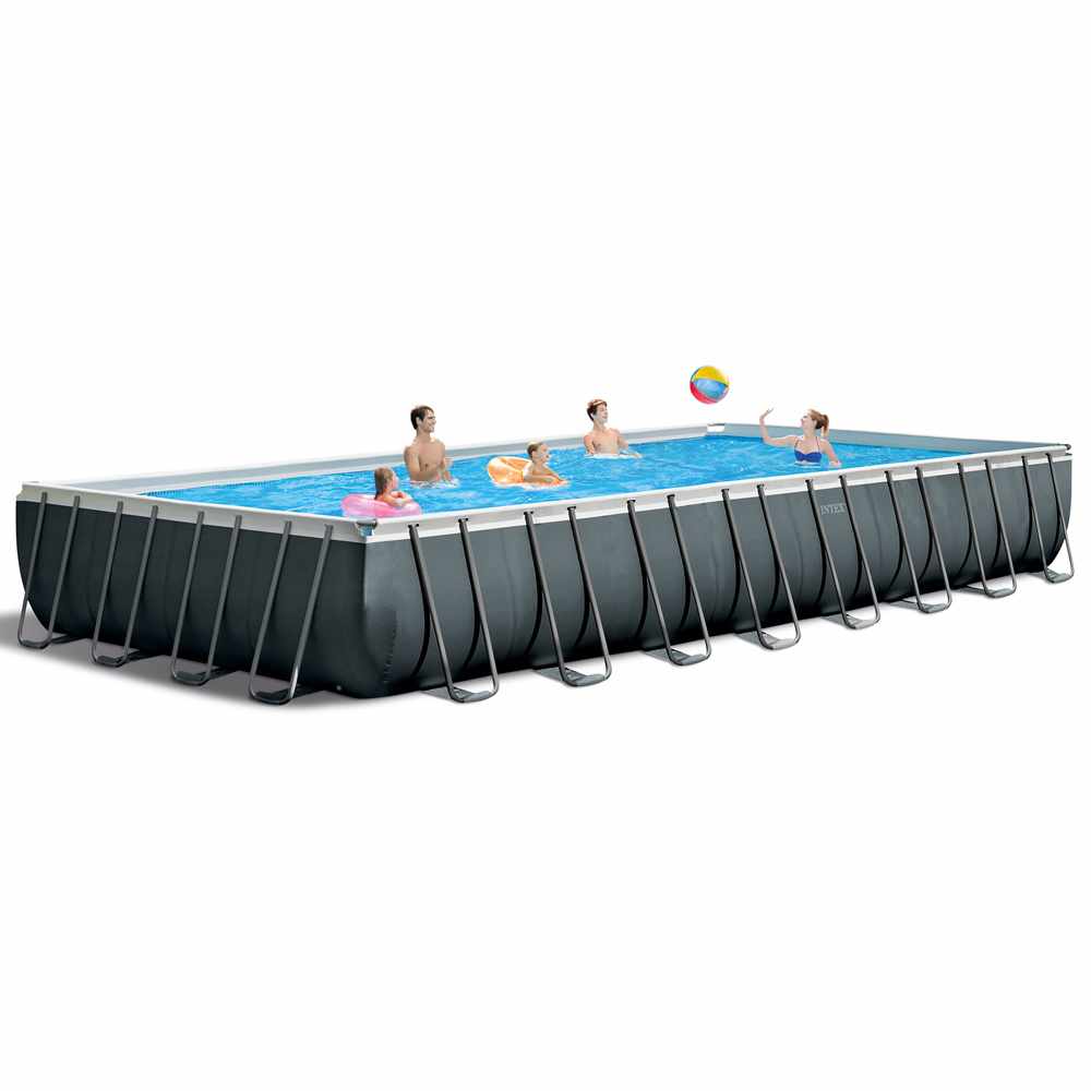 Bovengronds rechthoekige zwembad Intex 26376 Ultra Frame volley Intex zwembad stoel Eenvoudig te monteren op intex frame